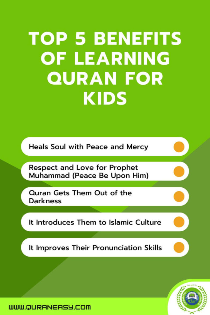 Top 5 Benefits Of learning quran For Kids